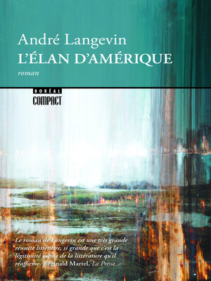 cover image of L'Élan d'Amérique
